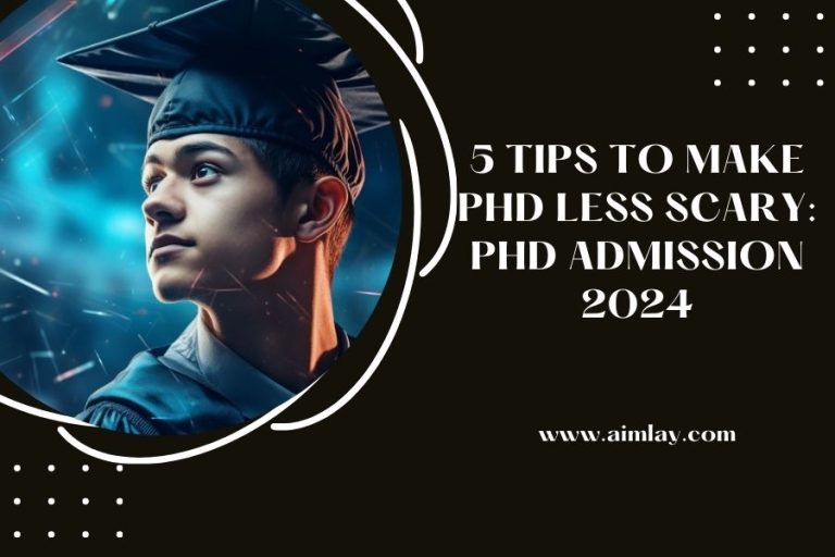 Tips to make PhD Less Scary