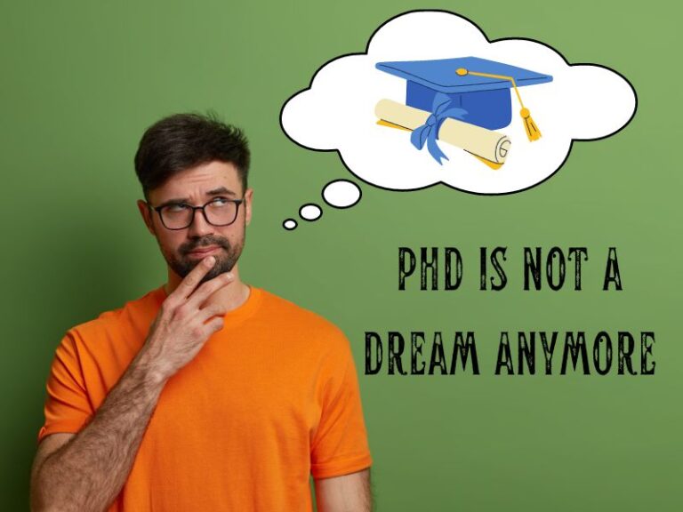 PhD is not a dream