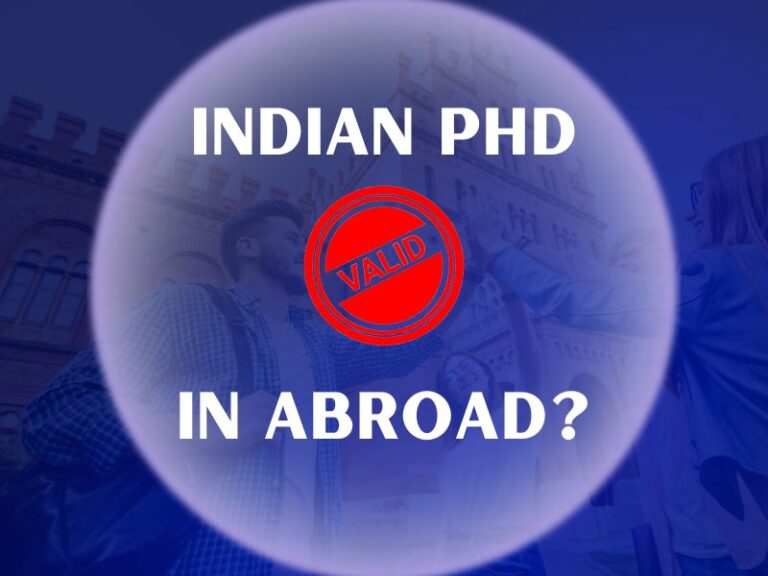 PhD from Indian university