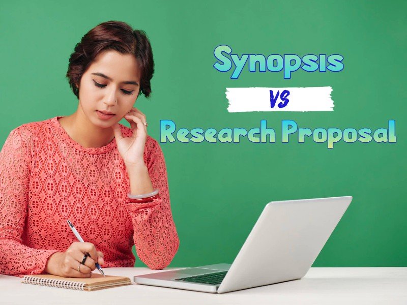 what is the difference between research proposal and synopsis