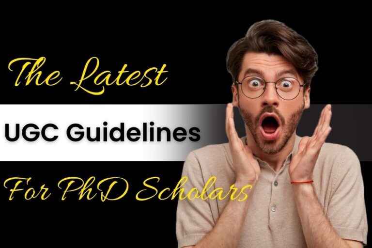 ugc new phd guidelines