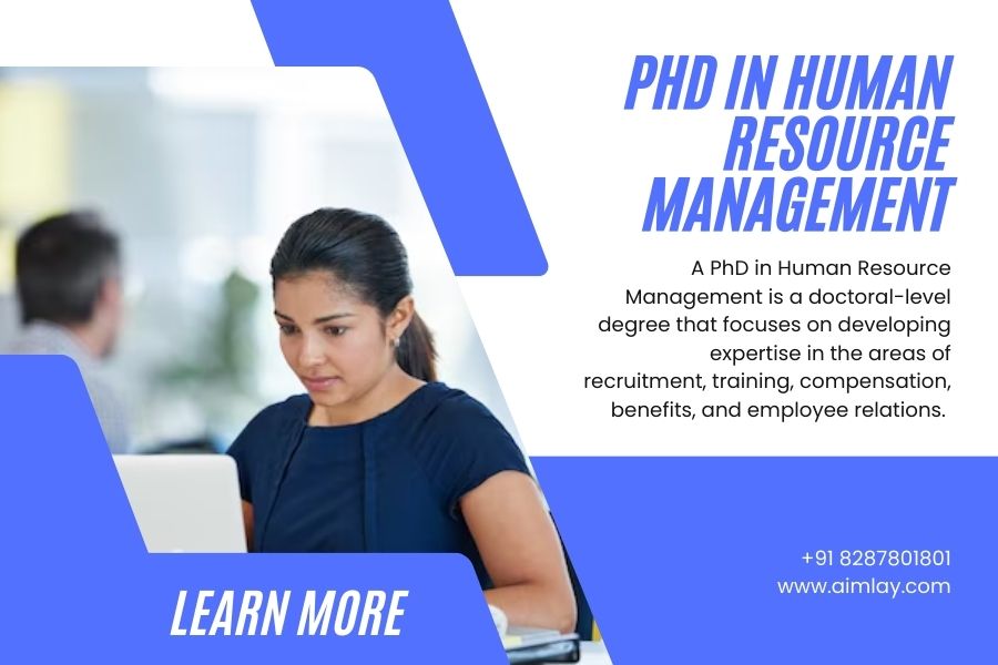 phd human resource management usa