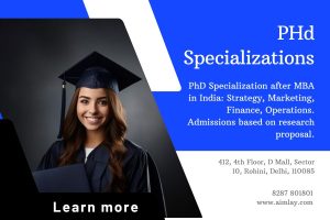 PHd Specializations