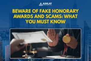 Fake Honorary Awards and Scams