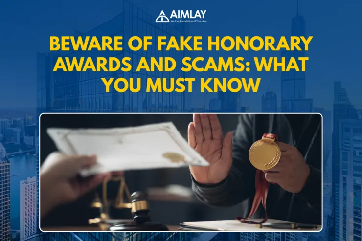 Fake Honorary Awards and Scams