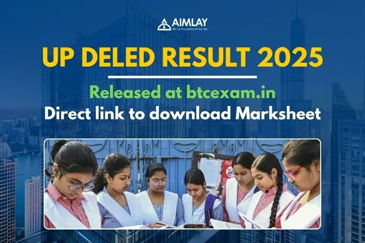 UP DElEd result 2025 released at btcexam.in Direct link to download Marksheet