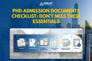 PhD admission documents